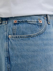 Jack & Jones Plius Laisvas kirpimas Džinsiniai šortai -Blue Denim - 12278604