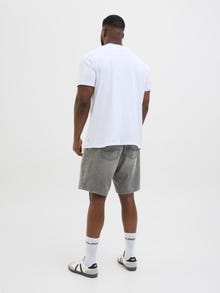 Jack & Jones Plus Size Shorts vaqueros Corte loose -Grey Denim - 12278604