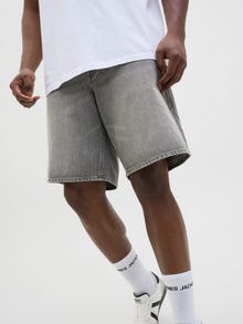 Jack & Jones Plus Size Shorts vaqueros Corte loose -Grey Denim - 12278604