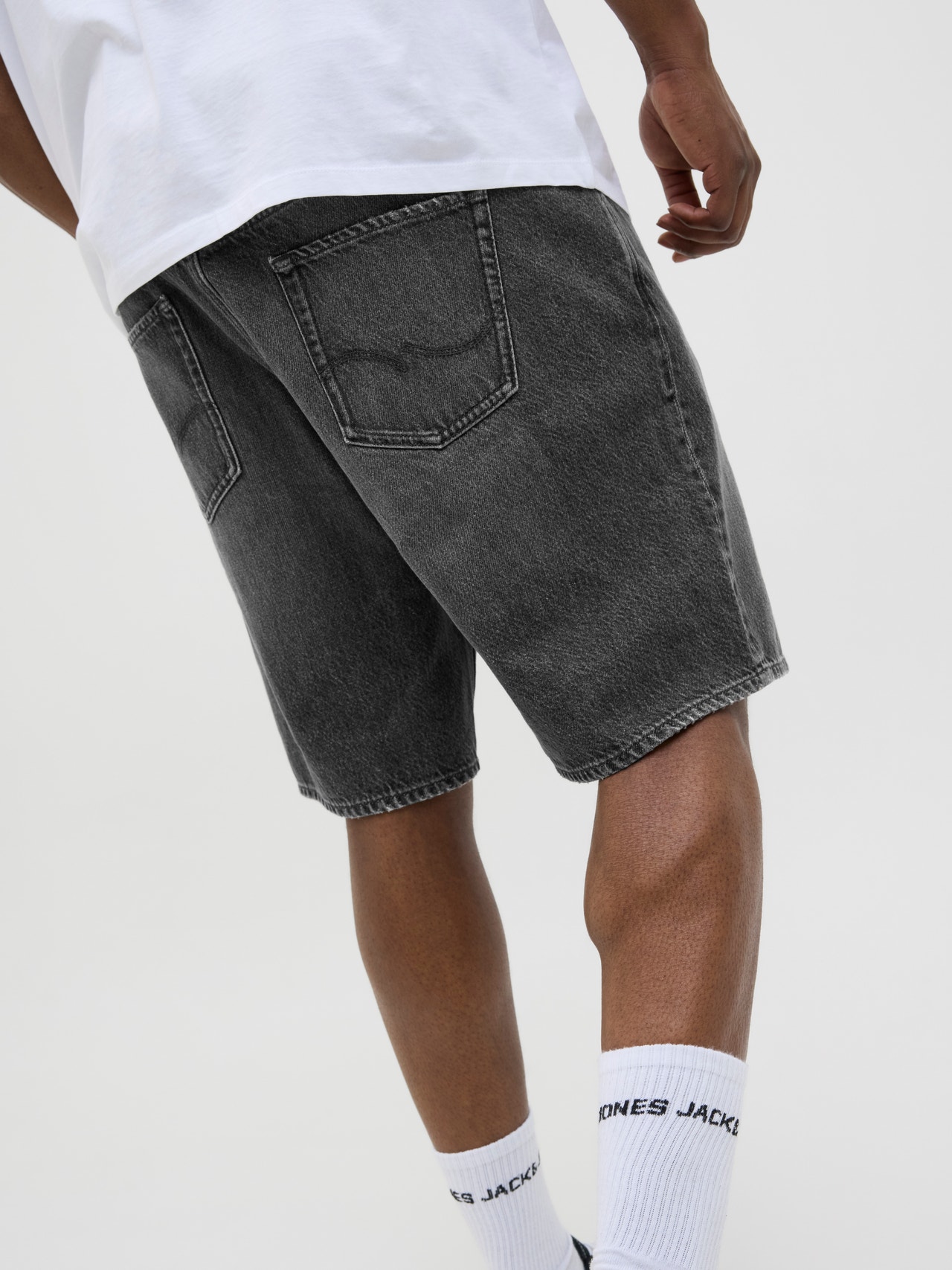 JACK & JONES Male Jeans-Shorts - Baggy Fit Denim Shorts - 95% Baumwolle