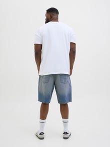 Jack & Jones Plus Size Bermuda in jeans Loose Fit -Blue Denim - 12278613