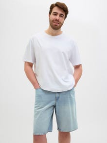 Jack & Jones Plus Size Loose Fit Farkkushortsit -Blue Denim - 12278613