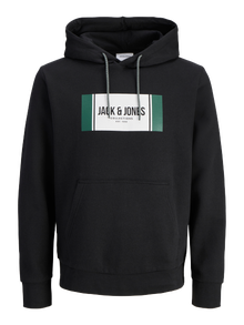 Jack & Jones Sweat à capuche Logo -Black - 12278614
