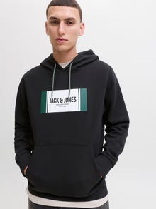 Jack & Jones Sweat à capuche Logo -Black - 12278614
