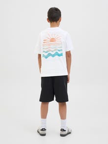 Jack & Jones Koszulki z nadrukiem T-shirt Junior -Bright White - 12278649
