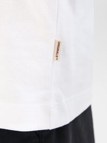Jack & Jones Koszulki z nadrukiem T-shirt Junior -Bright White - 12278649