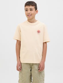 Jack & Jones Printed T-shirt Junior -Ecru - 12278649