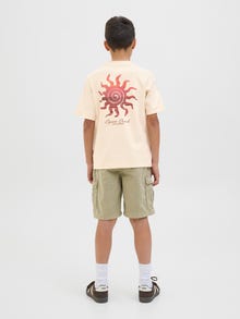 Jack & Jones Printed T-shirt Junior -Ecru - 12278649