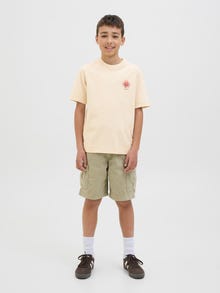 Jack & Jones Printed T-shirt Junior -Ecru - 12278649