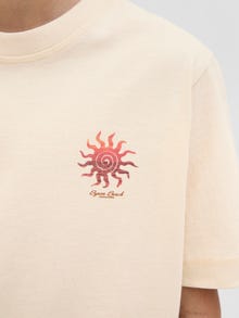 Jack & Jones Printed T-shirt Junior -Ecru - 12278649