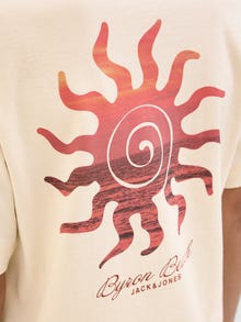 Jack & Jones Printed T-shirt Junior -Ecru - 12278649