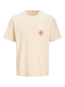 Jack & Jones T-shirt Mini -Ecru - 12278650