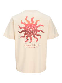 Jack & Jones T-shirt Mini -Ecru - 12278650
