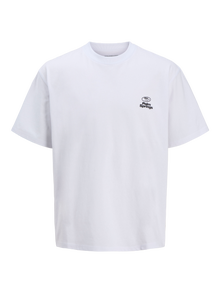Jack & Jones Printed T-shirt Junior -Bright White - 12278661