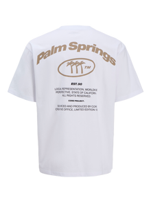Jack & Jones Printed T-shirt Junior -Bright White - 12278661