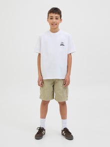 Jack & Jones Printed T-shirt Junior -Bright White - 12278661