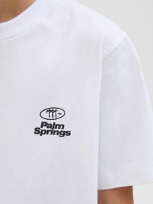 Jack & Jones Spausdintas raštas Marškinėliai Jaunimui -Bright White - 12278661