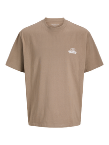 Jack & Jones Printed T-shirt Junior -Desert Taupe - 12278661