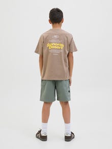 Jack & Jones Printed T-shirt Junior -Desert Taupe - 12278661