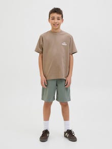 Jack & Jones Printed T-shirt Junior -Desert Taupe - 12278661