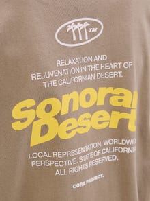 Jack & Jones Printed T-shirt Junior -Desert Taupe - 12278661