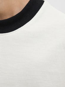 Jack & Jones Bedrukt T-shirts Junior -Cloud Dancer - 12278665