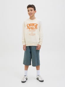 Jack & Jones Gedruckt Sweatshirt Junior -Ecru - 12278672