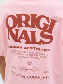 Jack & Jones Bedrukt T-shirts Junior -Tickled Pink - 12278676
