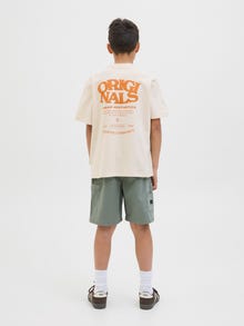 Jack & Jones Apdrukāts T-krekls JUNIOR -Ecru - 12278676