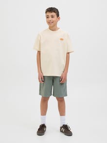 Jack & Jones Apdrukāts T-krekls JUNIOR -Ecru - 12278676