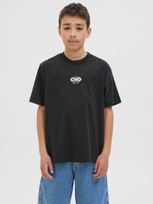 Jack & Jones Trykk T-skjorte Junior -Black - 12278690