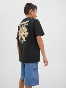 Jack & Jones Trykk T-skjorte Junior -Black - 12278690