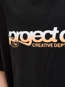Jack & Jones Gedrukt T-shirts Junior -Black - 12278702