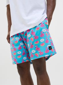 Jack & Jones Plius Klasikinis kirpimas Maudymosi šortai -Scuba Blue - 12278713