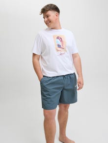 Jack & Jones Plus Size Regular Fit Badeshorts -Stormy Weather - 12278714