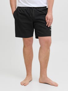 Jack & Jones ПЛЮС Regular Fit Къси панталони за плуване -Black - 12278715