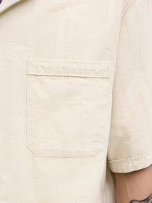 Jack & Jones Avslappnad Skjorta -Almond Milk - 12278763