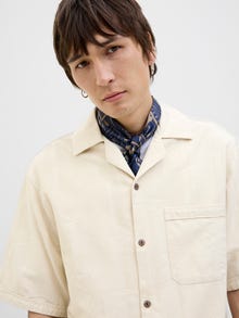 Jack & Jones Avslappnad Skjorta -Almond Milk - 12278763