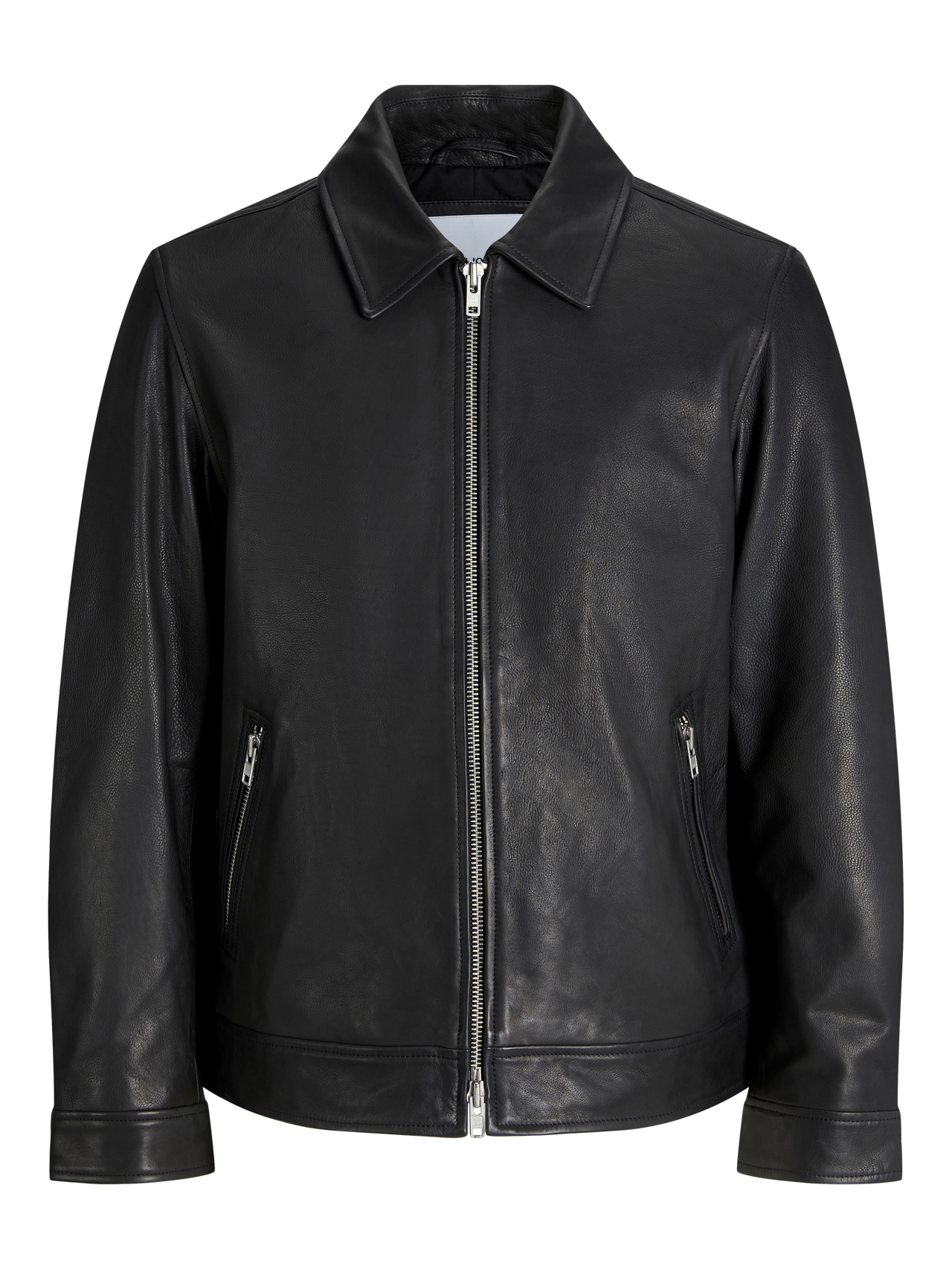 Schwarze Lederjacke Jones Lederjacke Lederjacke Schwarz Jack Jones®
