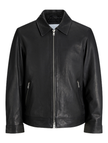 Jack & Jones Lederjacke -Black - 12278775