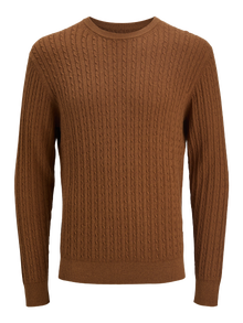Jack & Jones Enfärgat Stickad tröja -Monks Robe - 12278785