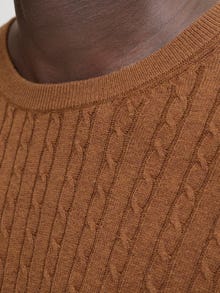 Jack & Jones Enfärgat Stickad tröja -Monks Robe - 12278785