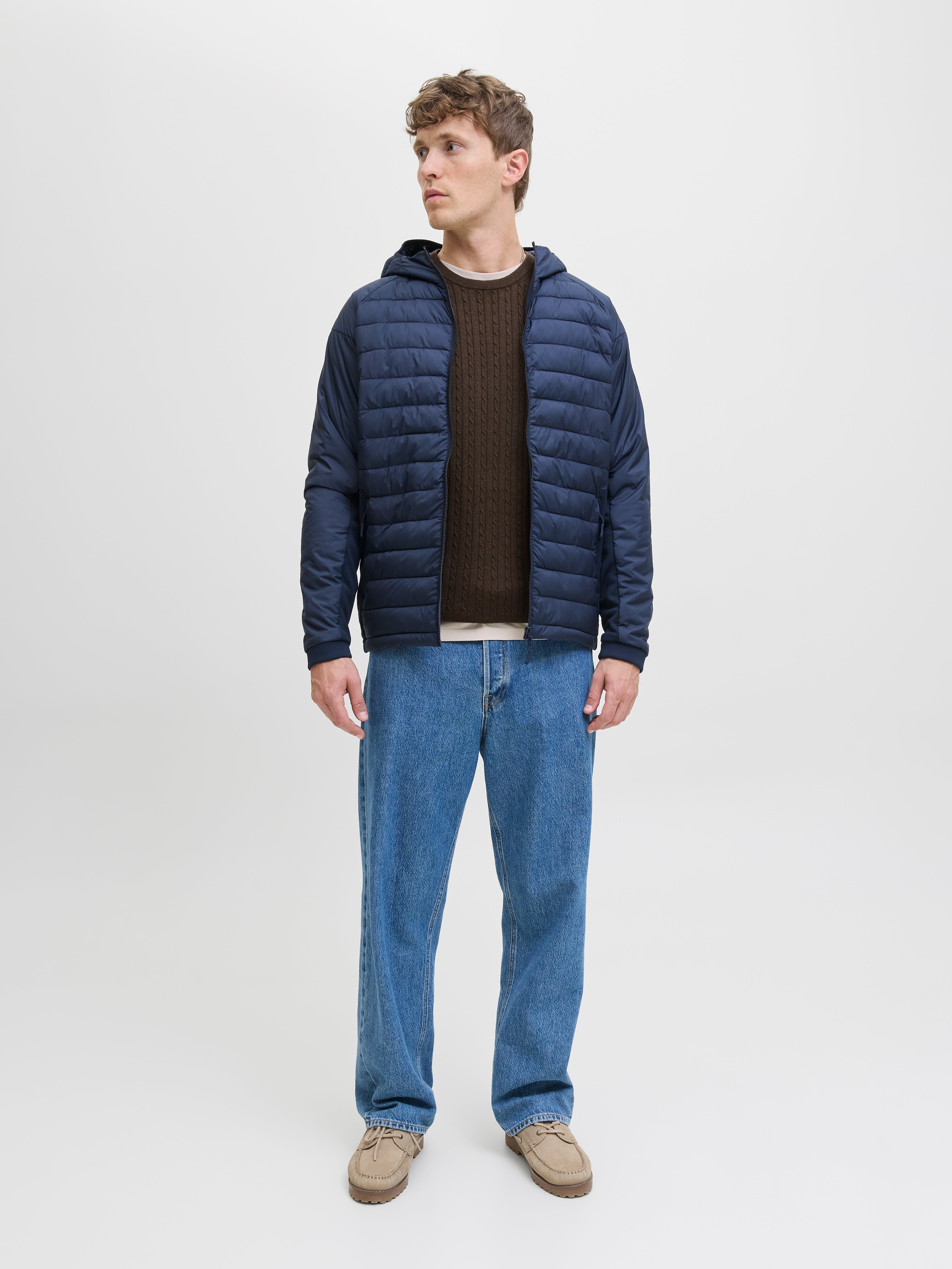 Thumbnail - Einfarbig Strickpullover