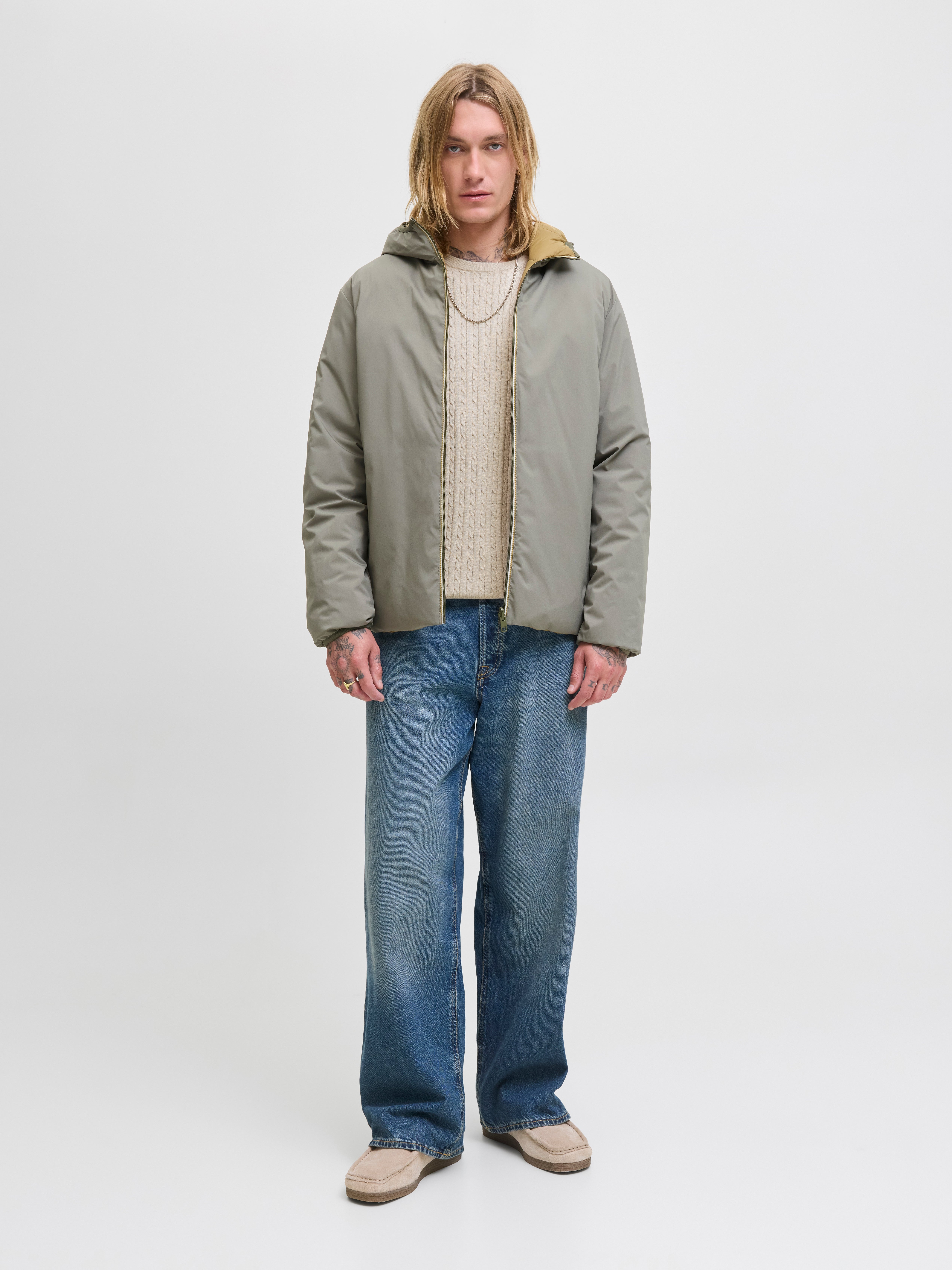 Thumbnail - Einfarbig Strickpullover