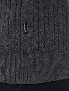 Jack & Jones Pull en maille -Dark Grey Melange - 12278785