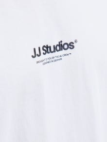 Jack & Jones Tryck T-shirt -White - 12278787