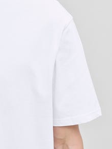 Jack & Jones Tryck T-shirt -White - 12278787