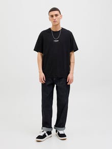 Jack & Jones Tryck T-shirt -Black - 12278787