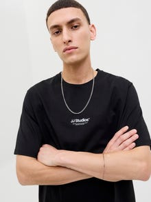 Jack & Jones Tryck T-shirt -Black - 12278787