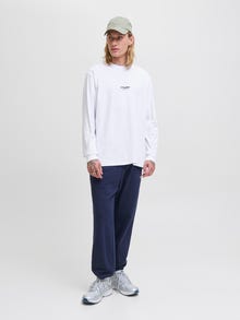Jack & Jones Longsleeved T-shirt -White - 12278788